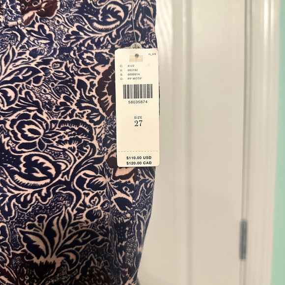 Pilcro High Rise Skinny Button-fly Corduroy Ankle Pant NWT Sz 27 - Picture 6 of 11